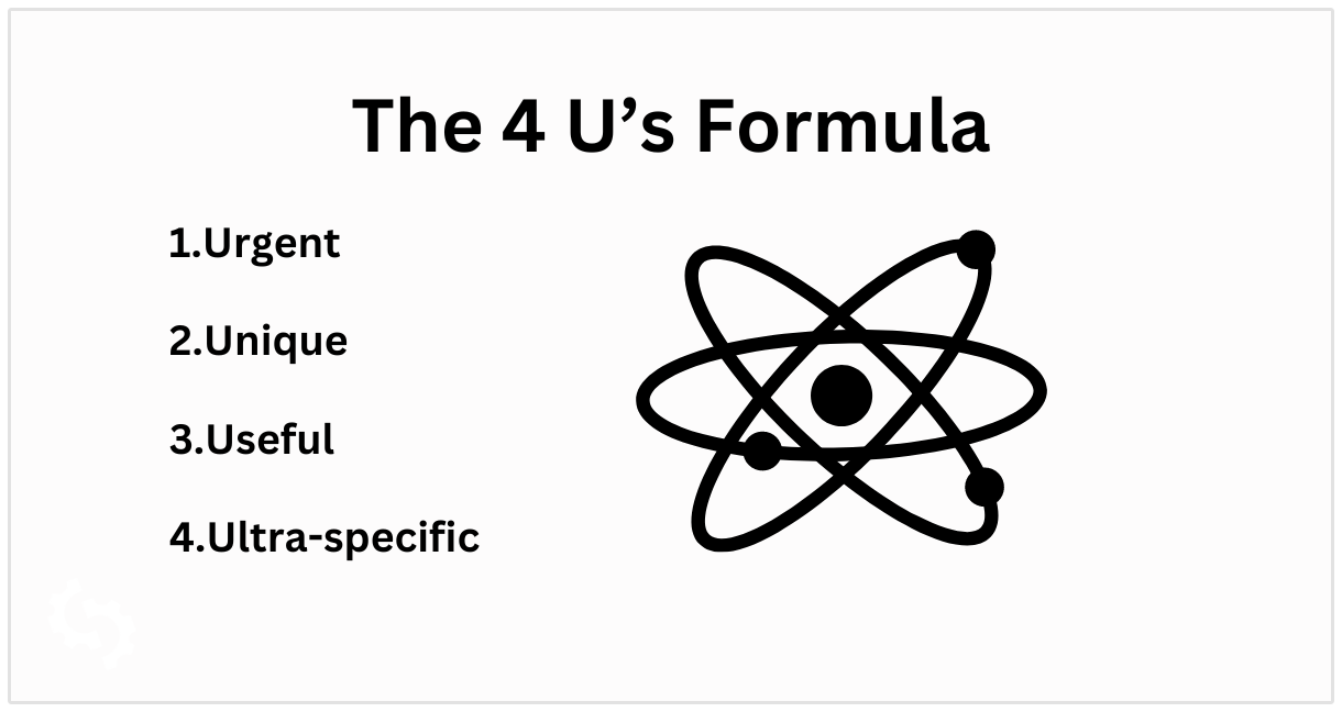 Die 4 Us Formel